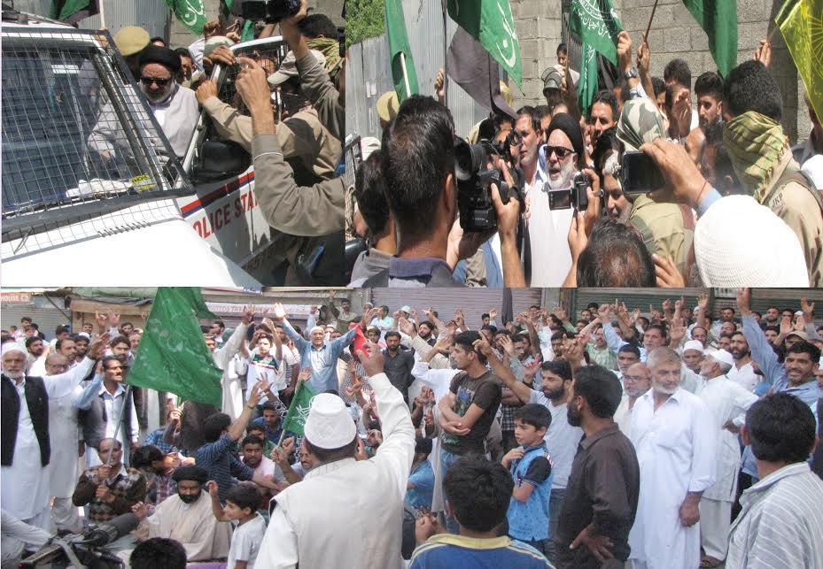 Police foil Aga Syed Hassan’s Jamia march